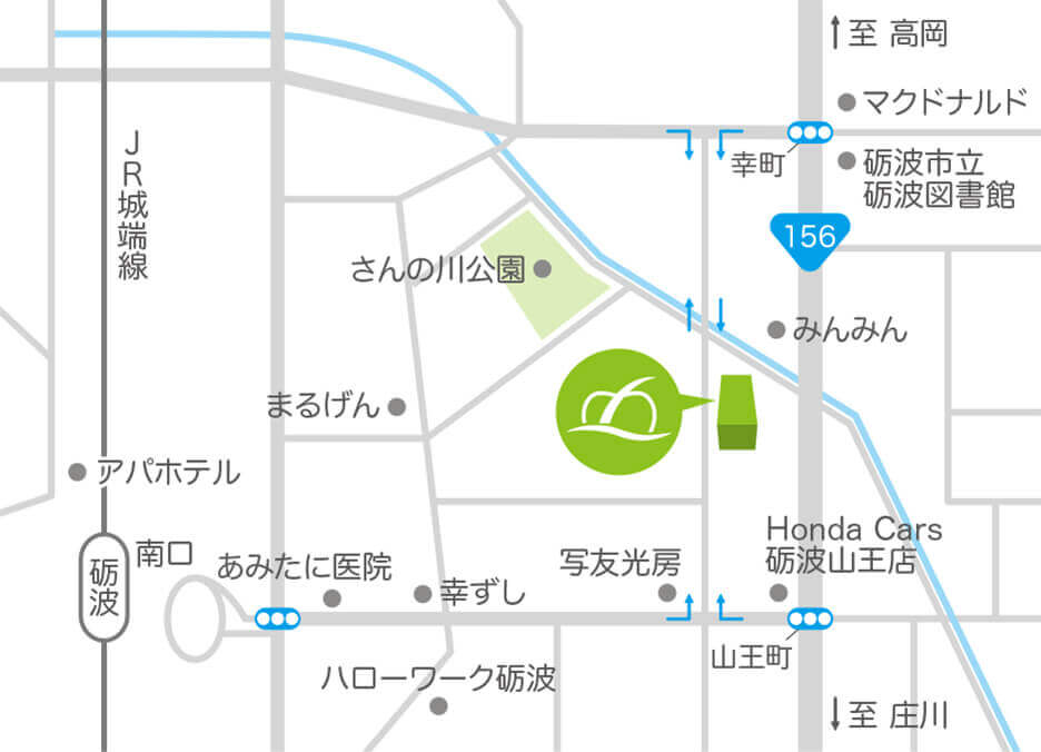 まちだ矯正歯科 マップ